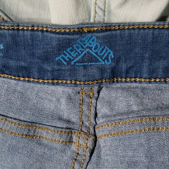 Thereabouts Girls Dip Dye High Rise Jean Shortie Shorts Plus Size 2XL/20.5 - Picture 4 of 11